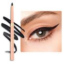 Oulac OULAC Matte Black Eye Liner Pencils Waterproof, Smudge-proof Retractable Eyeliner Lasts 24H +, Highly Pigmented and Smooth, Long-lasting Formula, Vegan (01) Noir
