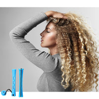 Yicoovey 60-Pack Small 0.35-Inch Perm Rods with Comb - Durable Blue Plastic Curling Rollers for Short Hair, Salon-Grade Perm Set with Gentle Hold, Mini Curlers for Natural/Ladies' Hairstyles (60 Count)