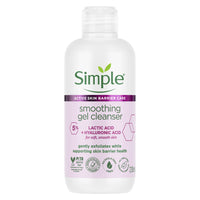 Simple Smoothing Gel Cleanser with 5 Percent AHA and Hyaluronic Acid 230 ml