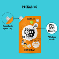 Marcel's Green Soap - Hand Soap Refill Orange & Jasmine - Handwash Dispenser Refill - Microplastic-free formula - Vegan - Packaging recyclable - 500 ml