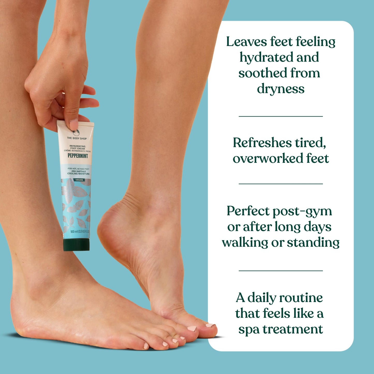The Body Shop Peppermint Invigorating Foot Cream 100ml