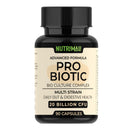 NutriMali Probiotics – Advanced Bio Culture Complex | 20 Billion CFU – 15 Strain Daily Gut & Digestive Health Supplement | 3 Month Supply – 90 Vegan Capsules | Ideal with Prebiotics – Made in UK