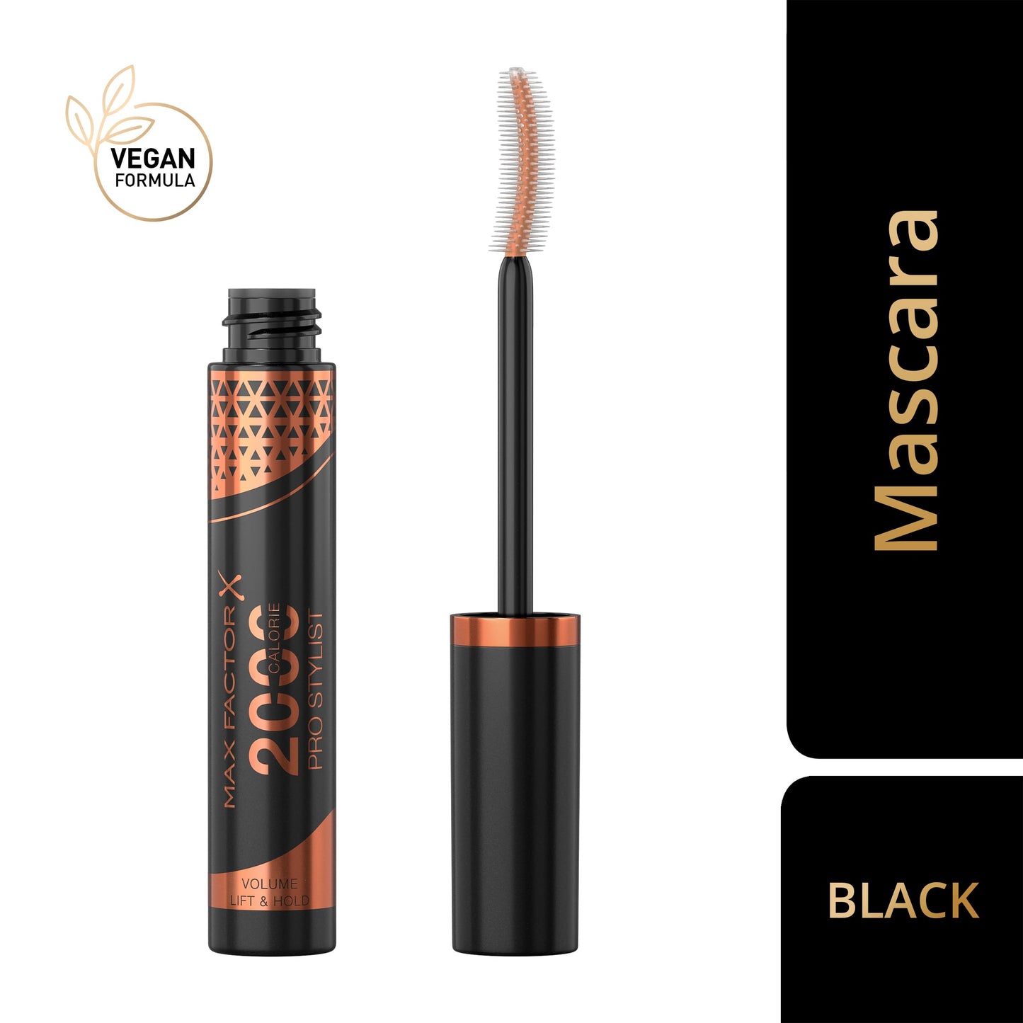 Max Factor 2000 Calorie Pro Stylist Mascara, Black, 9ml