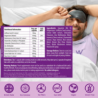 well actually WELL ACTUALLY Neuro Night 10X - Advanced Sleep Support Capsules for Adults - Non Melatonin Sleep Supplement to Relax & Unwind with Magnesium, Griffonia, Montmorency Cherry | 60 Caps
