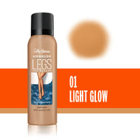 Sally Hansen Airbrush Legs Instant Tan Spray, Water and Transfer Resistant Formula, Light Weight with Full Coverage Effect, Light, 75ml