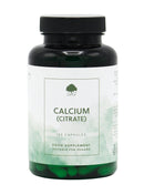 Calcium Citrate Capsules | 200mg Elemental Calcium Per 2 Capsule Dose | 120 Vegan Capsules | G&G Vitamins