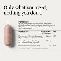 Puresport Ultra Magnesium Supplement Capsules (30 Day Supply), Glycinate 3-in-1 Complex, Supports Recovery & Sleep, Boosts Cardiovascular Health, Maintains Electrolyte & Endurance, Reduces Fatigue