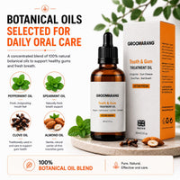 groomarang Groomarang Gum Disease Treatment Oil for Gingivitis, Bad Breath & Oral Pain - Made from 100% Pure Botanical Oils (Extra Strength) Convenient Dropper Bottle for Accurate Dispensing 30ml