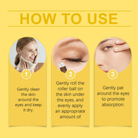 Generic Castor Oil and Frankincense Eye Roller | Organic Under Serum for Dark Circles and Bags | Moisturizing Treatment for Tired Eyes | Under Eye Oil Roller for Firmer Look