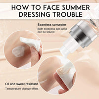 OlymGrow Color Changing Foundation with Color-Adjusting Warm Tone Technology – Hydrating, Poreless Concealer Cream for Mature Skin. Waterproof, Long-Lasting SPF15 Coverage, 30 ml