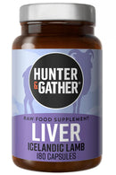 Hunter & Gather Nose to Tail - 180 Liver Capsules | Wild, Grass Fed Icelandic Lamb Ancestral Inspired Supplements| Raw Freeze-Dried Lamb | No GMO Feeds, Antibiotics Or Hormones