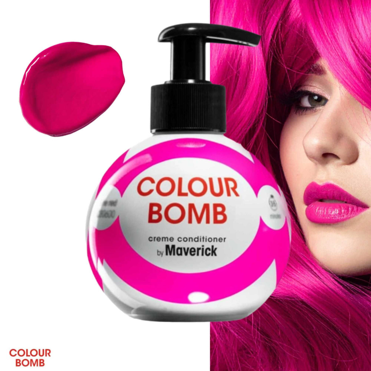 Colour Bomb by Maverick Pink Colour Depositing Conditioner 250ml