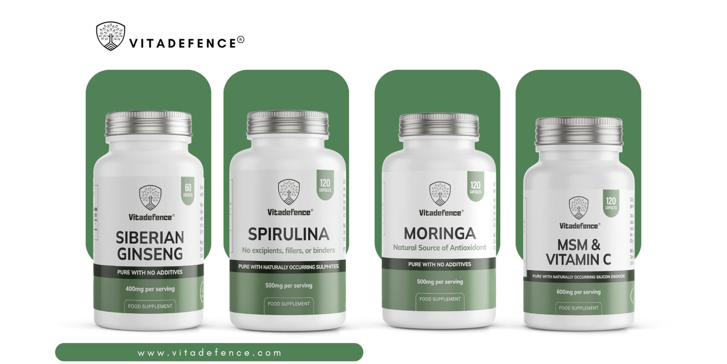 MSM & Vitamin C 600mg – Joint Support & Collagen Booster – 120 Vegan Capsules – UK Made – Vitadefence