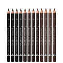 RenhuangFuxi Eyebrow Pencils Set, 12 PCS Eyebrow Eyeliner Pencils Set, Waterproof Brow Pencils, Easy Makeup Eyeliner Pencils, Natural Looking Long-Lasting Eye Brow Pencils, 3 Colors