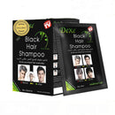 Black Hair Shampoo,MQUPIN Instant Black Natural Ingredients Hair Dye Shampoo Semi-Permanent Black Hair Color,Easy to use,Long lasting,(10 Pack, Black)