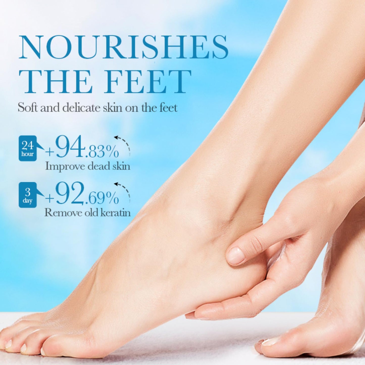ISBEAUSOLS 3pcs 98% Aloe Extract Foot Peel Mask - Nourish Foot Mask - Soothing and Soften Hard Foot - Foot Moisturiser Socks for Dry Foot - Daily Foo Care,Moist Exfoliator,Improve Darkness