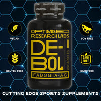Optimised Research Labs Fadogia Agrestis High Strength Capsules 30 Day Supply, Muscle Growth, Muscle Recovery, Test Booster with Added Piperine to Enhance Bioavailability Vegan Friendly Capsules