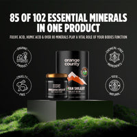 Orange County Shilajit Resin | Natural Ayurvedic Superfood | 400mg Serving | Potent Mineral Supplement for Energy, Stamina & Vitality | 100% Pure Himalayan Shilajit | Lab-Tested