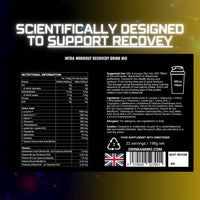 Amino Recovery - EAA & BCAA Intra Workout Powder - 7000mg EAA Amino Acid Recovery Drink & BCAA Powder - Protect Muscle & Aid Recovery - Sugar Free & Vegan (Apple, 22 Servings)