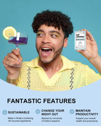 Upswing Vitamin C B12, L-Cysteine HCL Provides Glutathione, Vitamins B1, B2, B3, B6, B12, Folic Acid Biotin, Post-Social Recovery, Healthier Morning, Food Supplement Vegan Capsules-30 Starter Pack