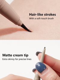 SHEGLAM Dual-Sided Eyebrow Pencils Cream Waterproof Long Lasting Eye brow Pen Makeup - Taupe