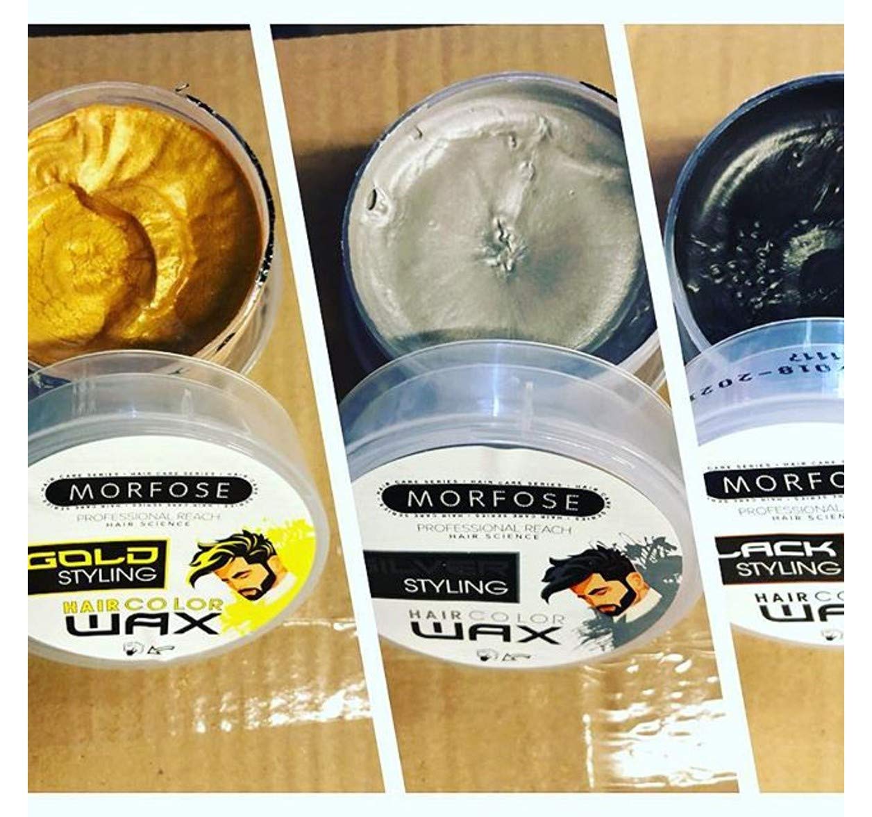 MORFOSE Morfose Black Hair Colour Wax 100ml