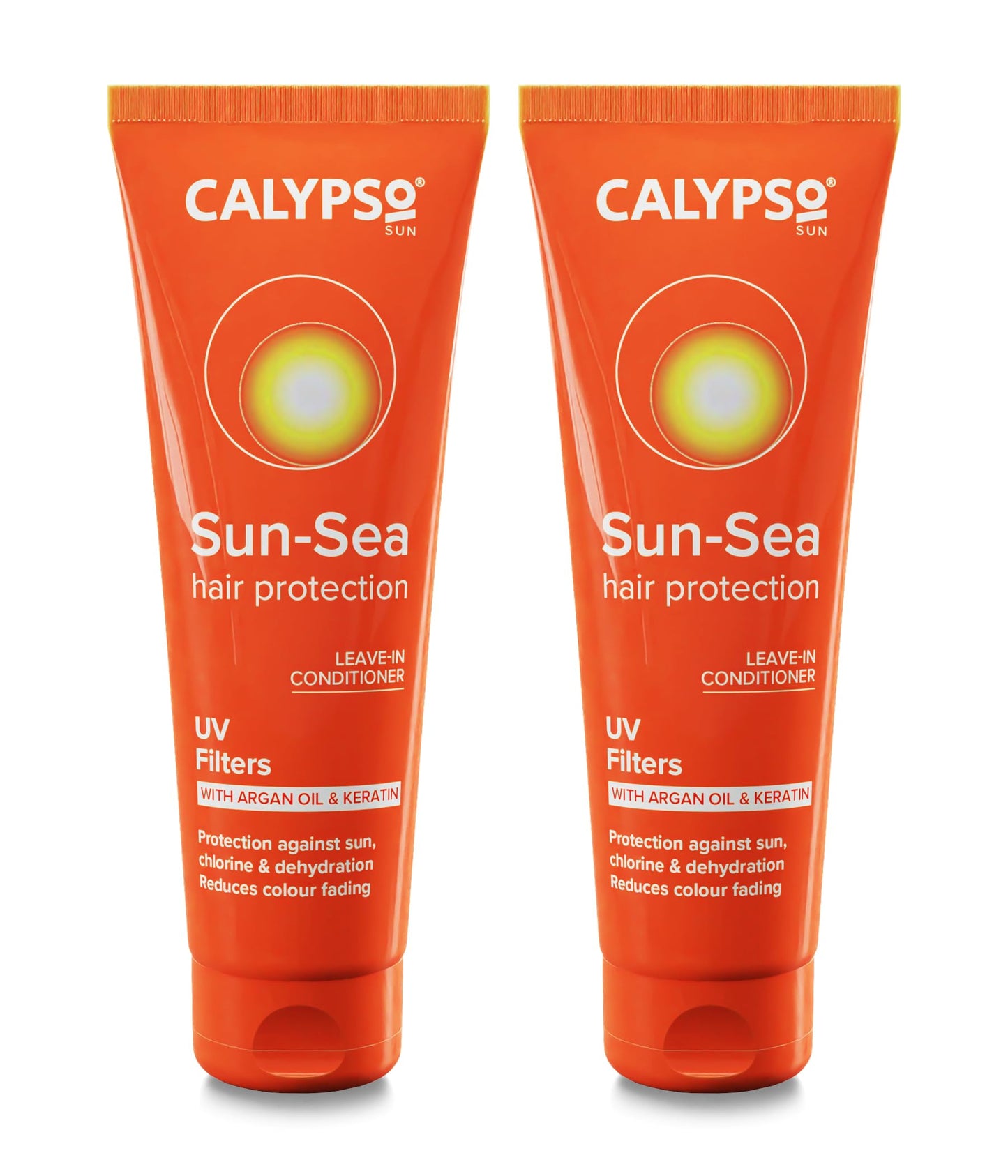 Calypso Sun-Sea Hair Protection - Multipack 2 × 100ml ǀ Contains Argan Oil, Chlorine and Dehydration Protector