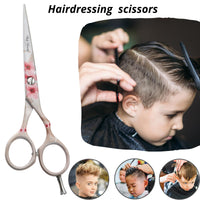wish beauty,the royal elegance Wishbeauty Pre-Style Magic White Hair Scissors 5.5 Inches Offset Design Forged Special German Steel, Hair Cutting Scissors Shears, Barber Hairdressing Scissor Salon Razor Edge (Magic White)