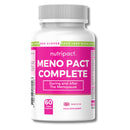 nutripact Red Clover Menopause & Perimenopause Support Supplement 17-in-1 High Strength Complex with Magnesium Ashwagandha, Sage, Maca, Vitamins, Minerals – 60 Vegan Capsules – Meno Pact Complete by Nutripact
