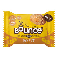 Bounce Protein Peanut Balls, Filled With A Nut Butter Centre, 12 x 35g Individual Protein Balls