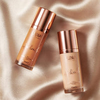 LUNA BY LISA JORDAN LUNA 3 in 1 Airbrush Primer Makeup, Highlighter and Skin Tint - Weightless and Breathable Illuminating Primer - Fine Line & Pore Minimizer Primer - Light Shade