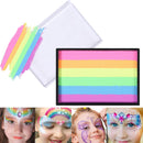 Mikloven Macaron Pastel Face Paint Palette, 6 Colors, Water Soluble & Quick Drying, Safe & Skin-Friendly, Compact Portable, Professional Makeup for Theatre, Carnival, Cosplay Parties(25g)