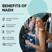 NADH 50mg Maximum Strength NADH - Energy Booster, NAD+ Supplement, Active Form of Vitamin B3, 2 Months Supply, 60 Count (Pack of 1)