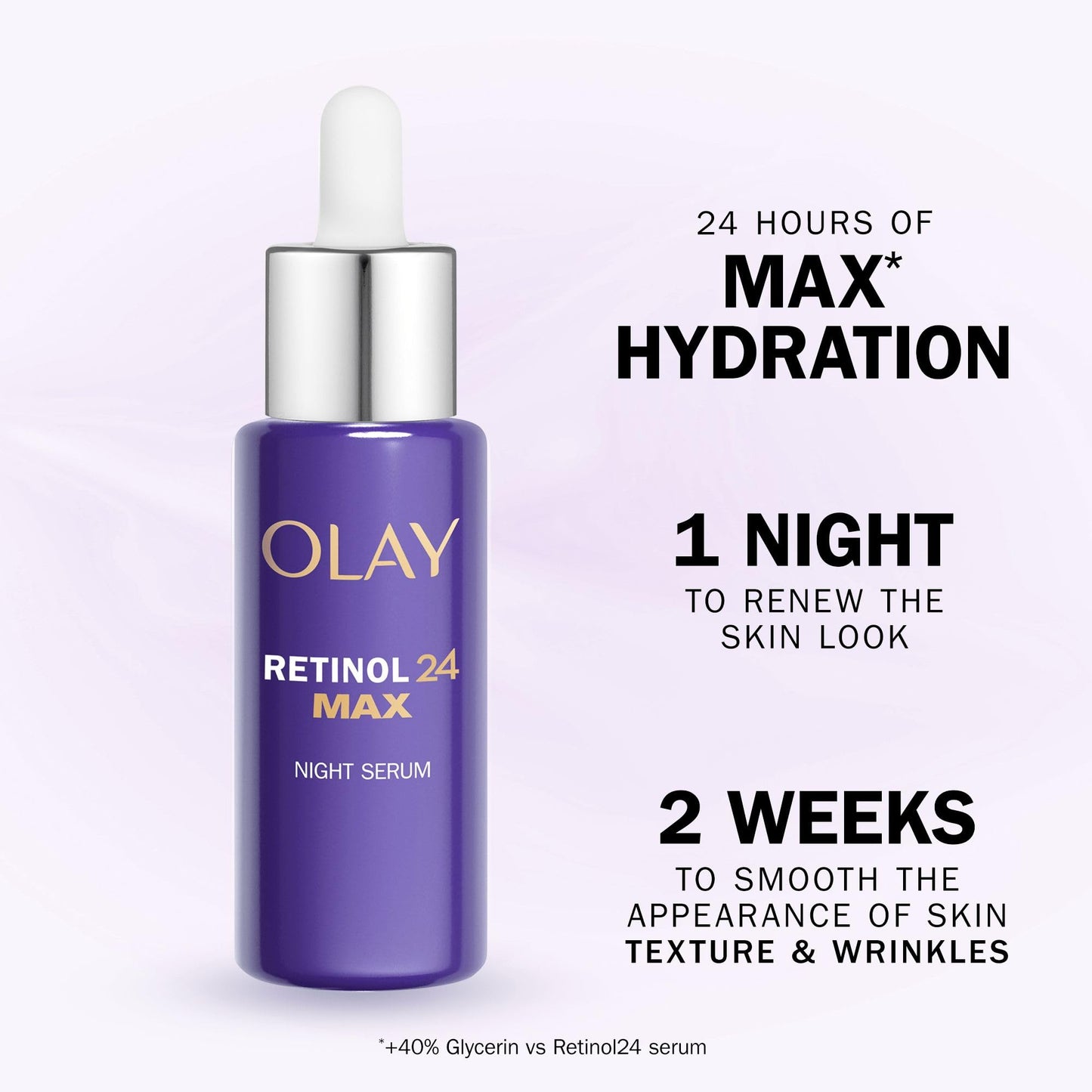 Olay Retinol 24 MAX Night Face Serum, 40ml