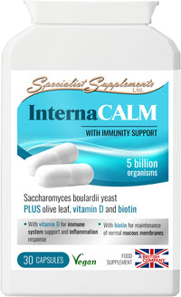 Specialist Supplements InternaCALM Probiotic Yeast 30 Capsules