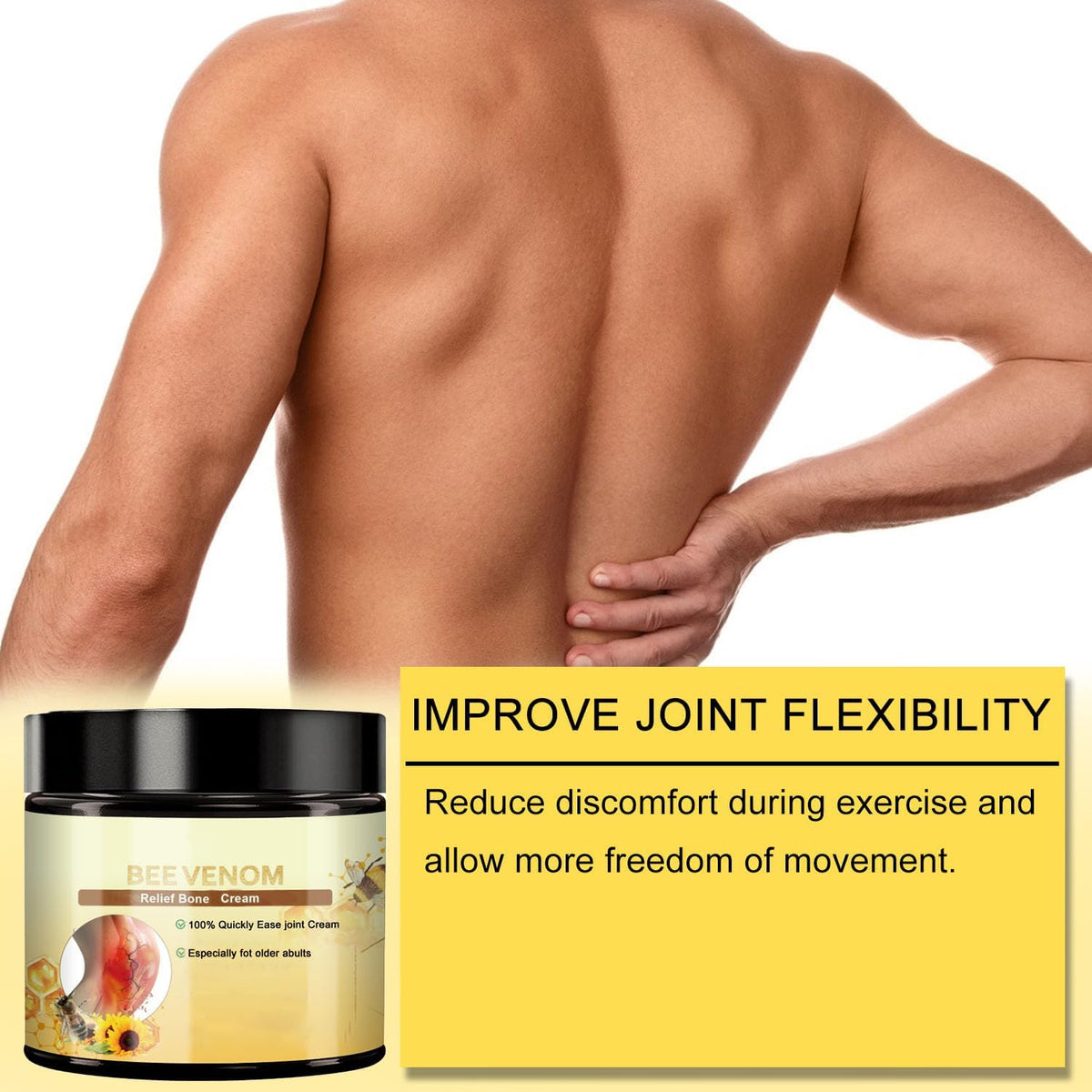 Funkprofi Bee Venom Cream for Skin Repair and Hydration, Natural Moisturizing Treatment Cream, Suitable for All Skin Types (2) A
