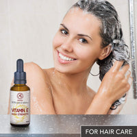 High Strength Pure Vitamin E - Concentrated Vitamin E Drops 30 ml - Tocopherol - Natural - Antiaging Vitamin E - Vitamin E for Vitamin E Oil - for Face - Skin - Hair - Nails - Lips