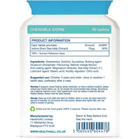 Health4All Kids Sea Kelp Iodine 75mcg 90 Chewable Tablets, Supports Learning & Growth