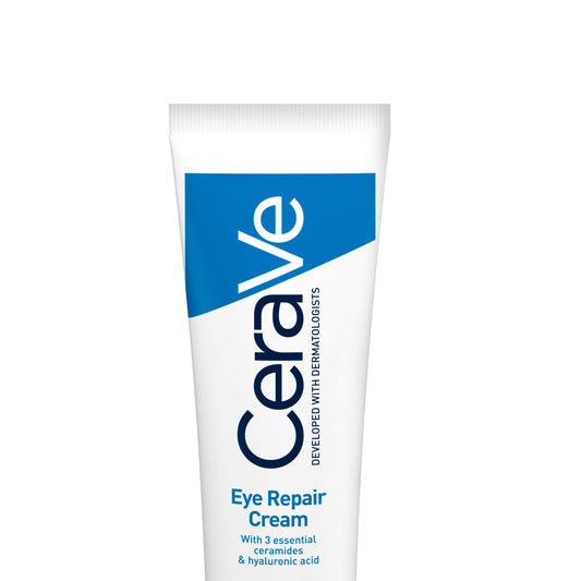 CeraVe Eye Repair Cream for Dark Circles & Puffiness 14ml with Hyaluronic Acid and 3 Essential Ceramides