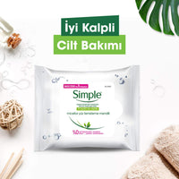 Unilever Simple Kind to Skin Micellar Remove Waterproof Make-up Cleansing Wipes for Sensitive Skin 25 Wipes