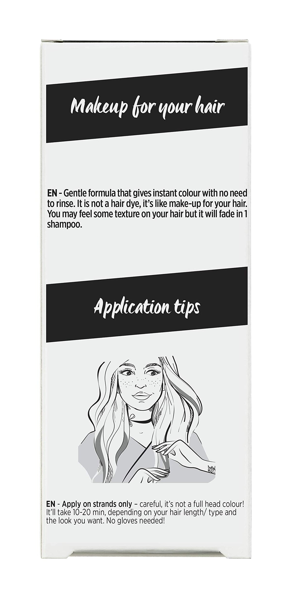 L'Oreal Paris L'Oreal Colorista Hair Makeup Silver Grey Brunette Temporary Hair Colour 30ml