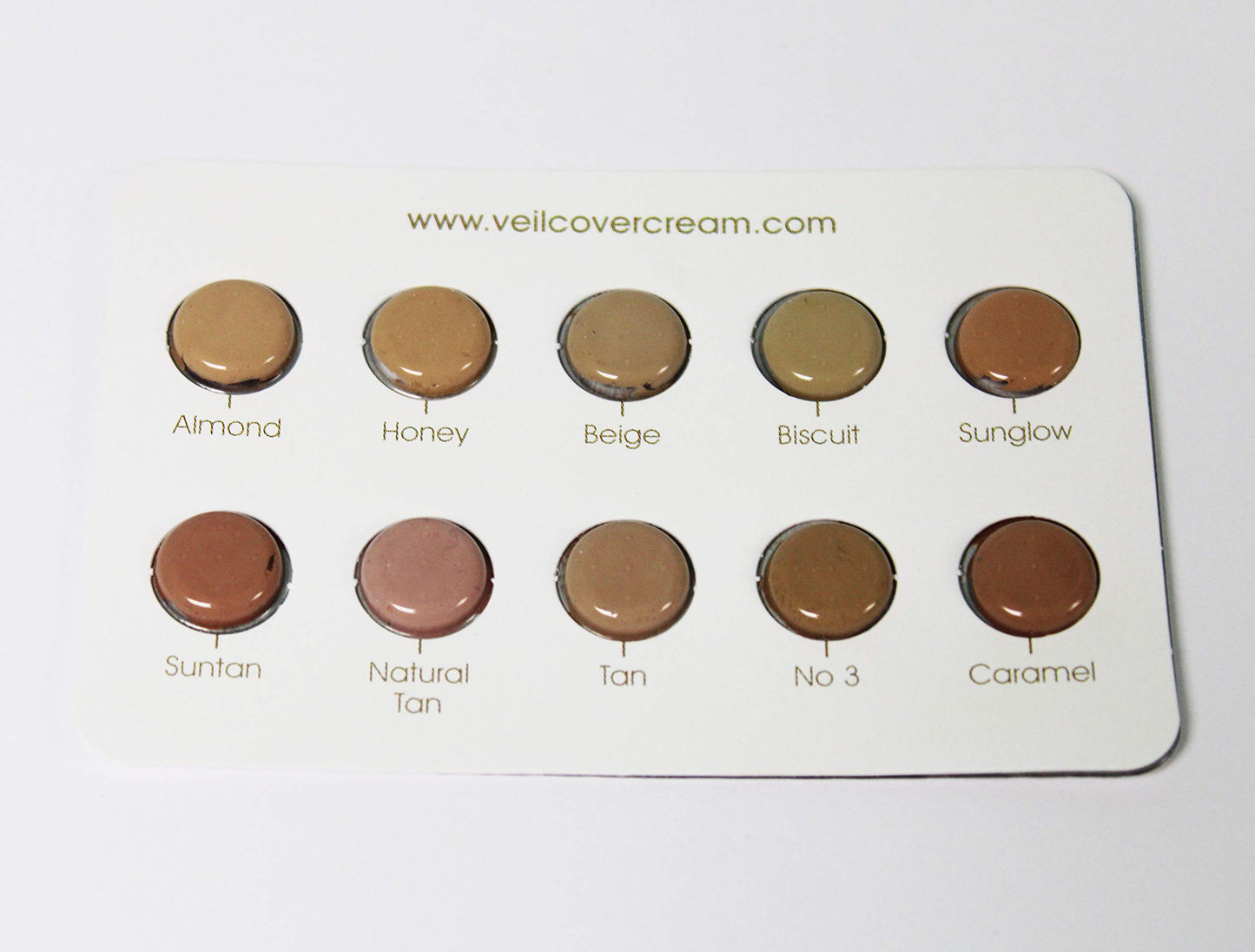 Veil Cover Cream | Traditional UK Camouflage Makeup | 30 Shades of Thick Handmade Concealer to cover your skin concern (10g) (No.3)
