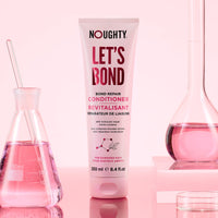Noughty Let's Bond Builder Conditioner, Restorative Formula for Chemically Treated, Coloured and Damaged Hair, Bond Repair Treatment to Reduce Breakage and Improve Resilience, 250ml
