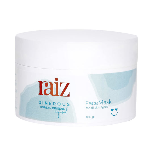 MAWANS Mawans Raiz Ginerous Korean Ginseng Face Mask for Women and Men, 100g| Shea Butter infused| For All Skin types | Paraben & Alcohol Free