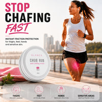 Glamza Chamois Cream Chub Rub’ Anti Chafing Cream for Men & Women - Prevents Chaffing for Cyclists, Runners and More 50ml