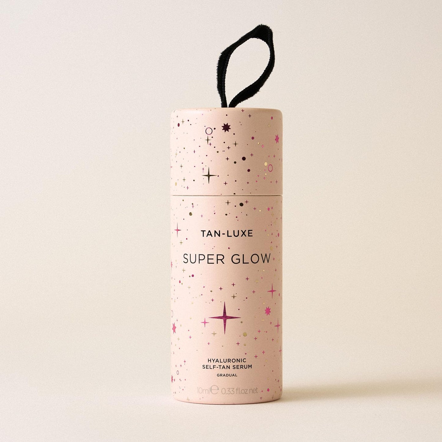 Tan-Luxe Super Glow Bauble Limited Edition Gift Set Containing Travel Size Gradual Facial Self-Tan Serum with Hyaluronic Acid, 10ml