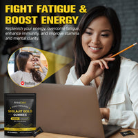 NIFEISHI Shilajit Gummies – Himalayan Shilajit Gold Gummies for Men and Women | | Energy, Vitality & Immune Support | Gluten-Free, Vegan-Friendly, 60 Count