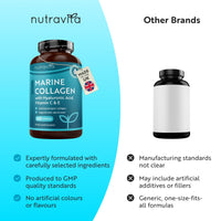 Nutravita Marine Collagen 1000mg - 60 Capsules Type 1 Hydrolysed Collagen