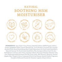 MooGoo - Soothing MSM Moisturizer - A natural, lightweight lotion for sensitive, irritated, red, itchy skin - A calming, gentle cream for face and body, men and women, all ages and skin types, 120g