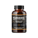 Newgate Labs Turmeric with Black Pepper and Ginger 180 High Strength Tablets - Overall Wellness Support - Premium Nutritional Supplement - GMO Free - Halal - Made in The UK